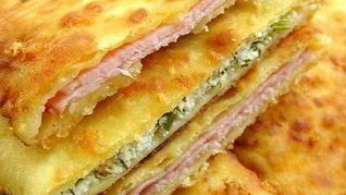 Сырные лепешки на кефире