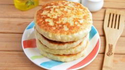 сырные лепешки с разными начинками