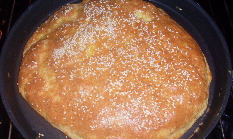 Рецепт творожно-сырной лепешка