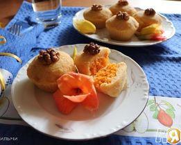 Гороховые маффины