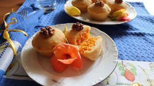 Гороховые маффины