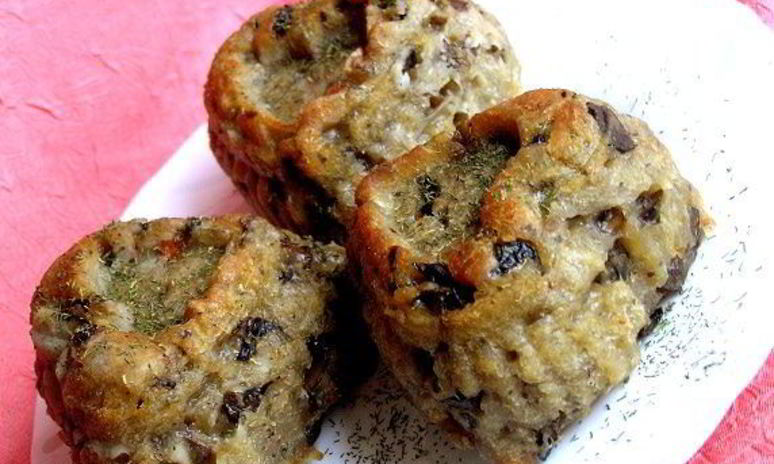 Рецепт картофельно-грибных маффины