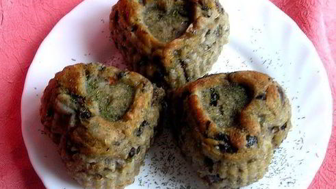 картофельно-грибные маффины