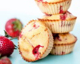 Клубничные маффины