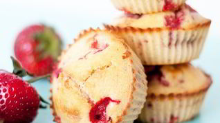 Клубничные маффины