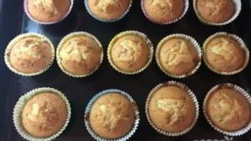 лимонно-мятные маффины на сметане