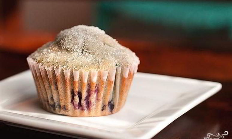 Рецепт лимонных маффинов с черникой