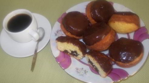 лимонные маффины с шоколадом