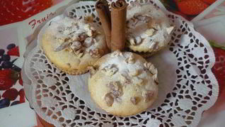 Маффины кофейные с орешками