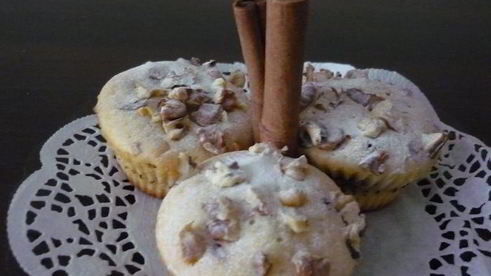 маффины кофейные с орешками