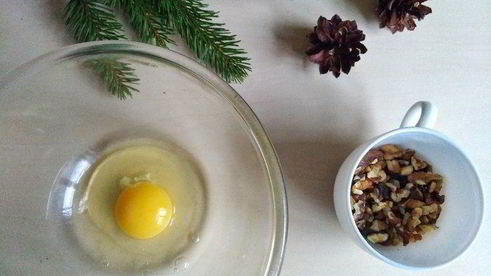 маффины с ананасами и грецкими орехами