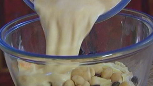 маффины с белым шоколадом, макадамией и вишней