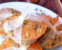 Маффины с грибами и сыром Чеддер