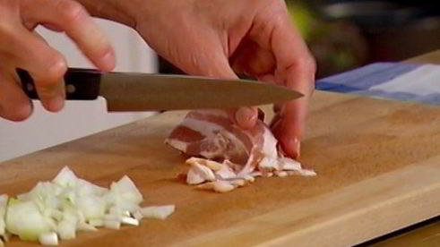 маффины с хрустящим беконом и луком