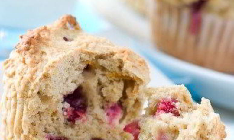 Рецепт маффинов с клюквой и мускатным орехом