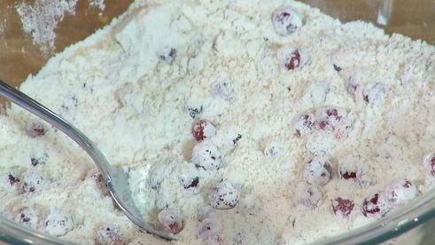 маффины с красной смородиной