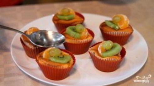 маффины с маскарпоне