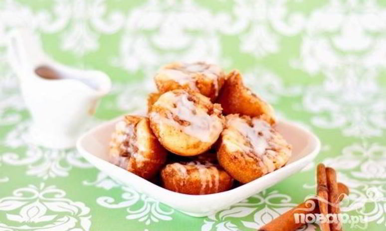 Рецепт маффинов с посыпкой и ванильной глазурью