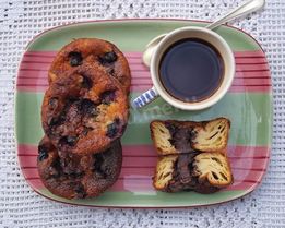 Маффины с шоколадом и аронией