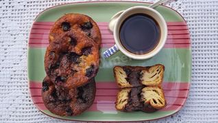 Маффины с шоколадом и аронией