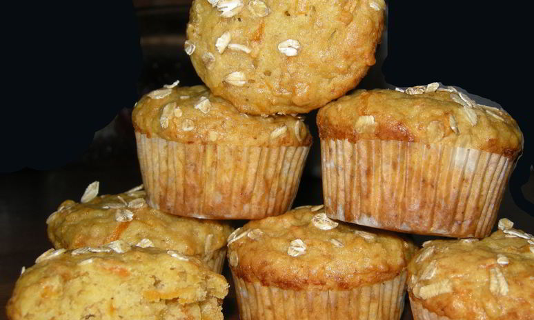 Рецепт маффинов с тыквой, бананом и морковью