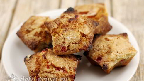 маффины с ягодами