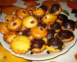 Маффины со сгущенкой