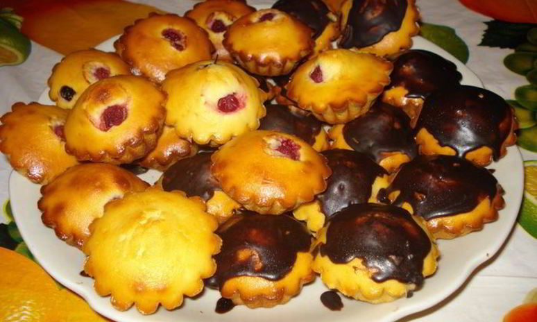 Рецепт маффинов со сгущенкой