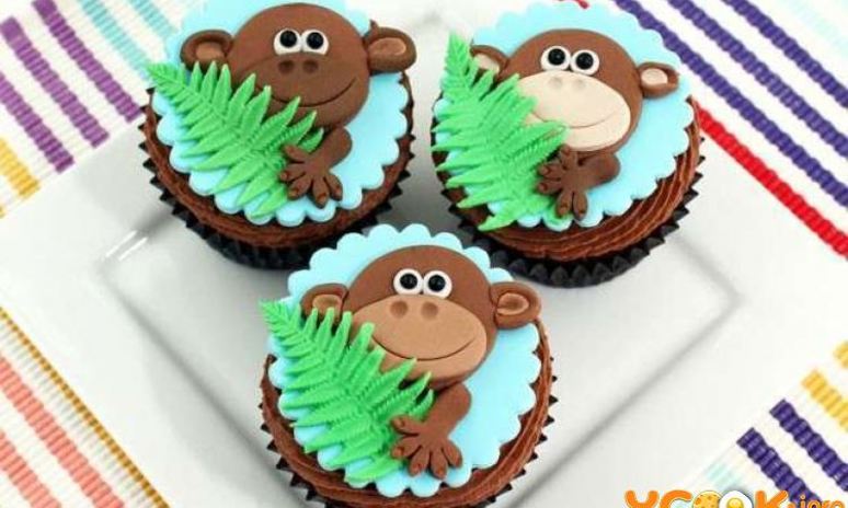 Рецепт новогодних маффинов с обезьянами