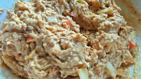 овсяные маффины с арахисом и яблоками