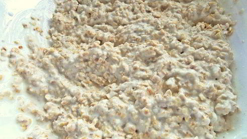 овсяные маффины с арахисом и яблоками