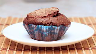 Райские шоколадные маффины с кусочками шоколада