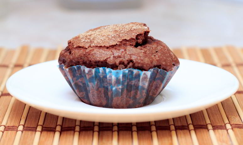 Рецепт райских шоколадных маффинов с кусочками шоколада