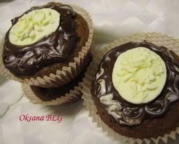 Шоколадно-банановые маффины