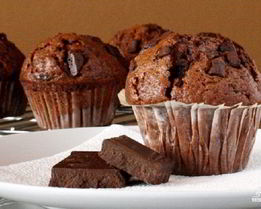 Шоколадные маффины с шоколадной крошкой