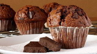 Шоколадные маффины с шоколадной крошкой