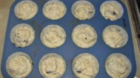 творожно-банановые маффины