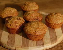 Тыквенные маффины с изюмом и имбирем