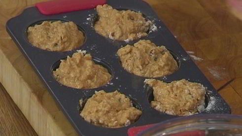 тыквенные маффины с изюмом и имбирем