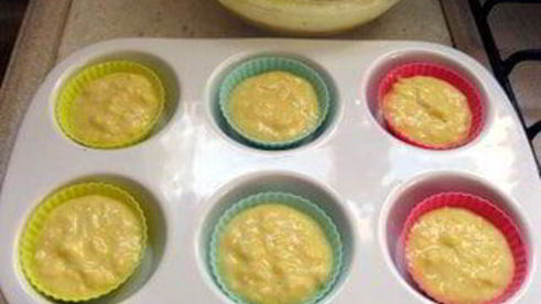 яблочные маффины из рисовой муки