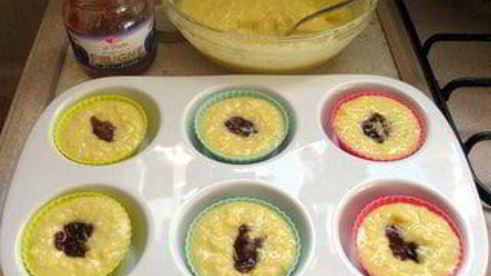 яблочные маффины из рисовой муки