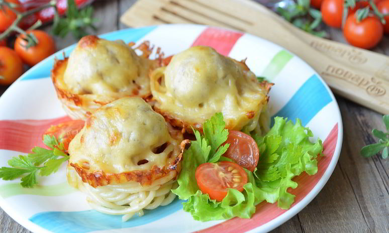 Рецепт закусочных маффинов гнезда