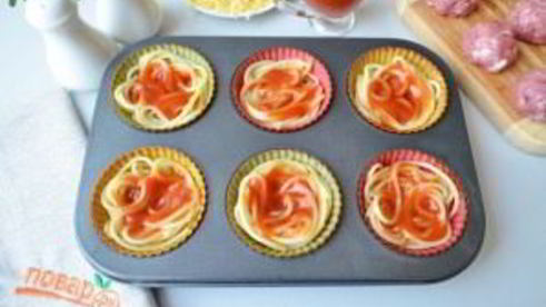 закусочные маффины гнезда