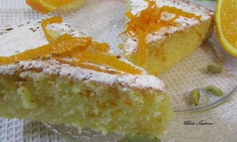 Рецепт апельсинового манника