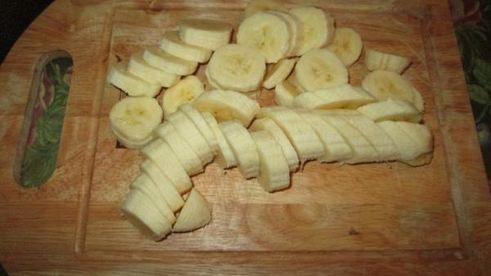 бананово-шоколадный манник