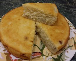 Банановый пирог манник