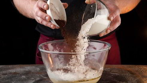 манник клюква в шоколаде