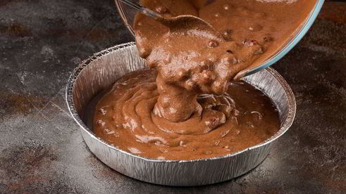 манник клюква в шоколаде