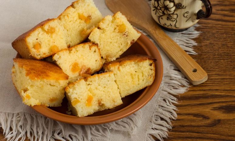 Рецепт манника на кефире без яиц