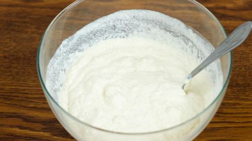 манник на кефире без яиц